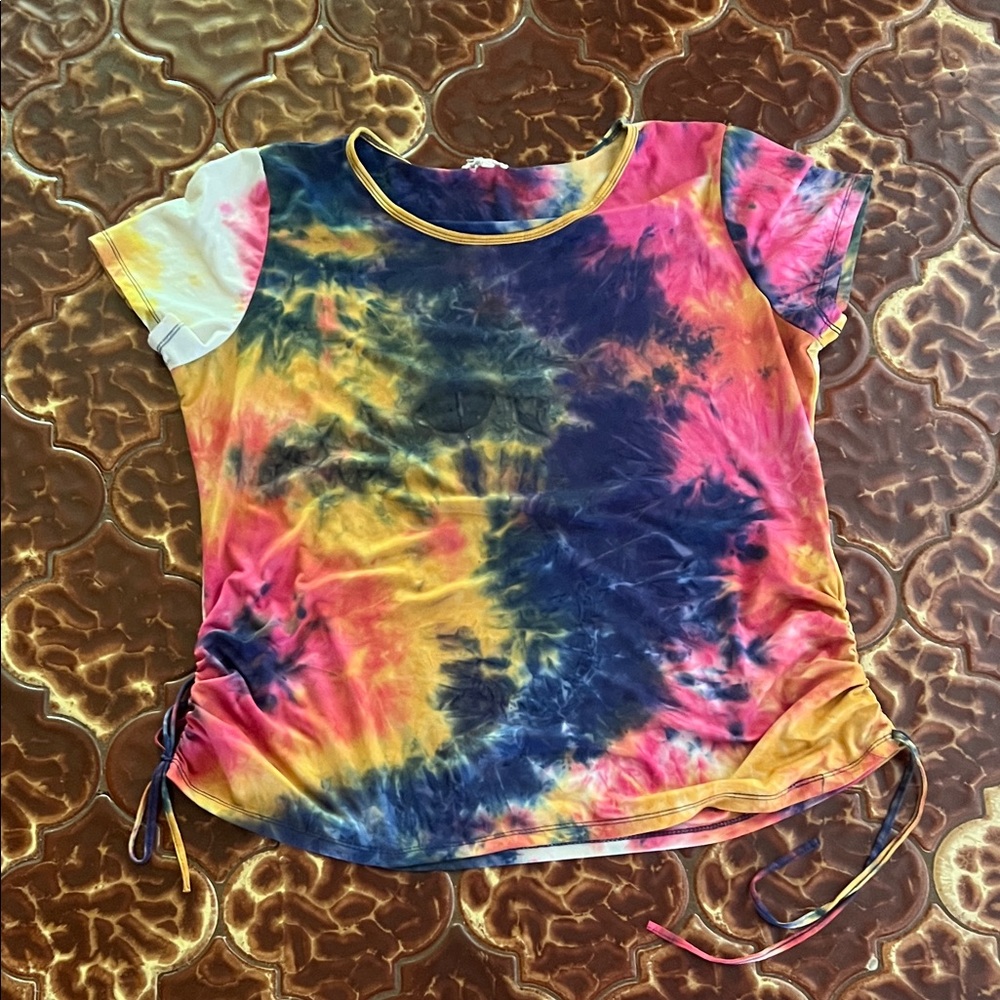 Tie-Dye Short Sleeve Top